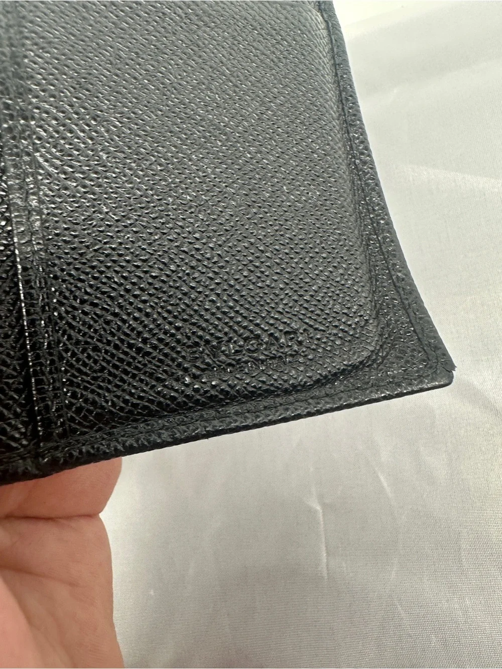 Bvlgari Long Wallet Bvlgari Bulgari Bifold Long Wallet Grain leather